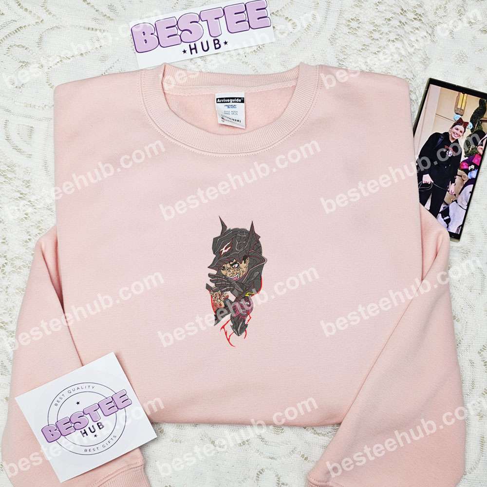 Guts Armor Berserk Anime Embroidered Shirt