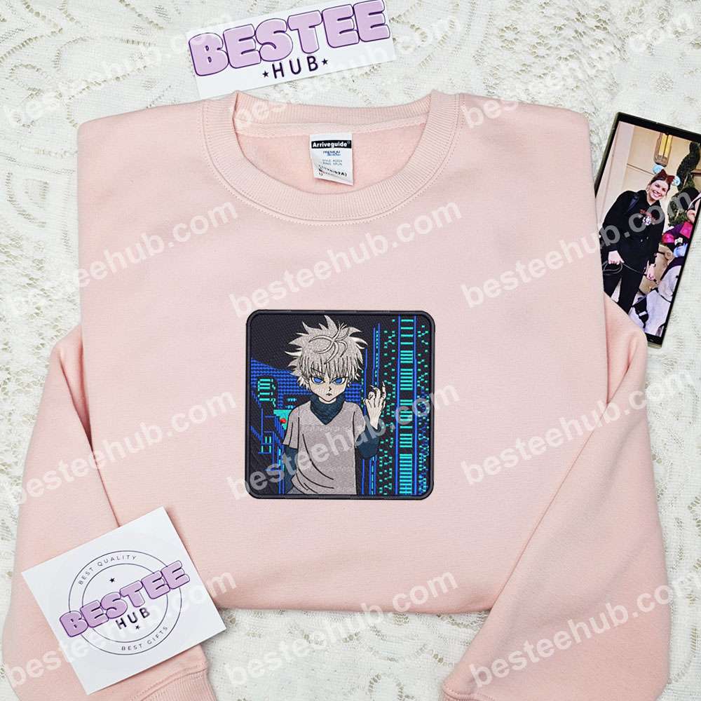 Killua Zoldyck Hunter x Hunter Anime Embroidered Shirt