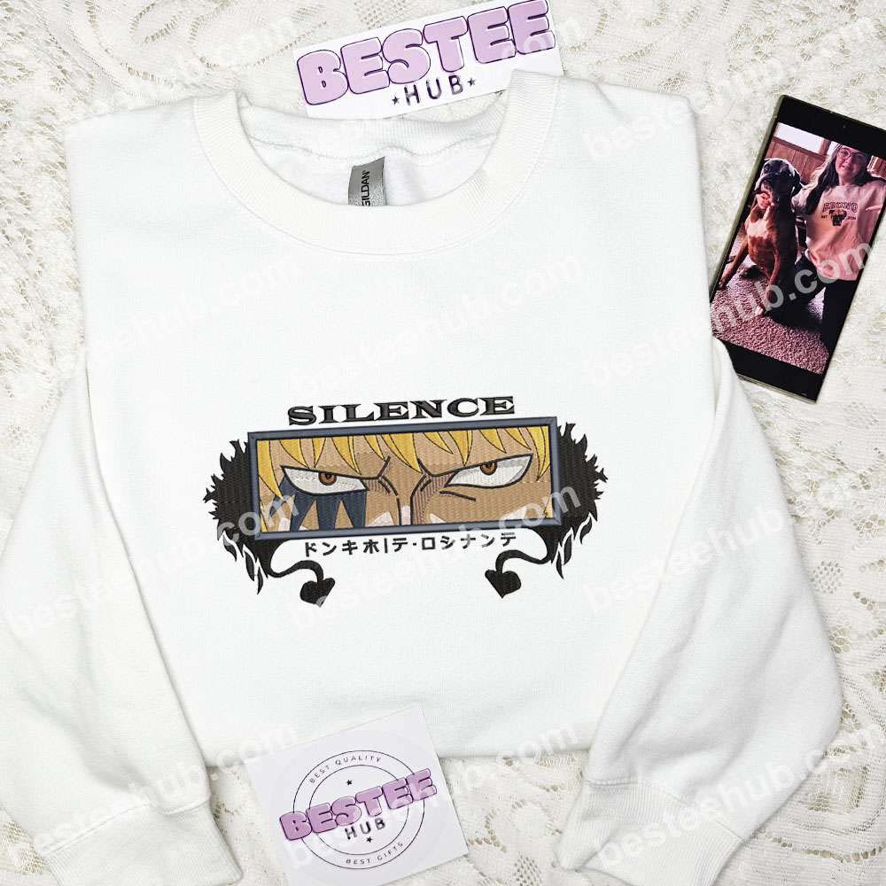Don Quixote Rosinante Eyes One Piece Anime Embroidered Shirt