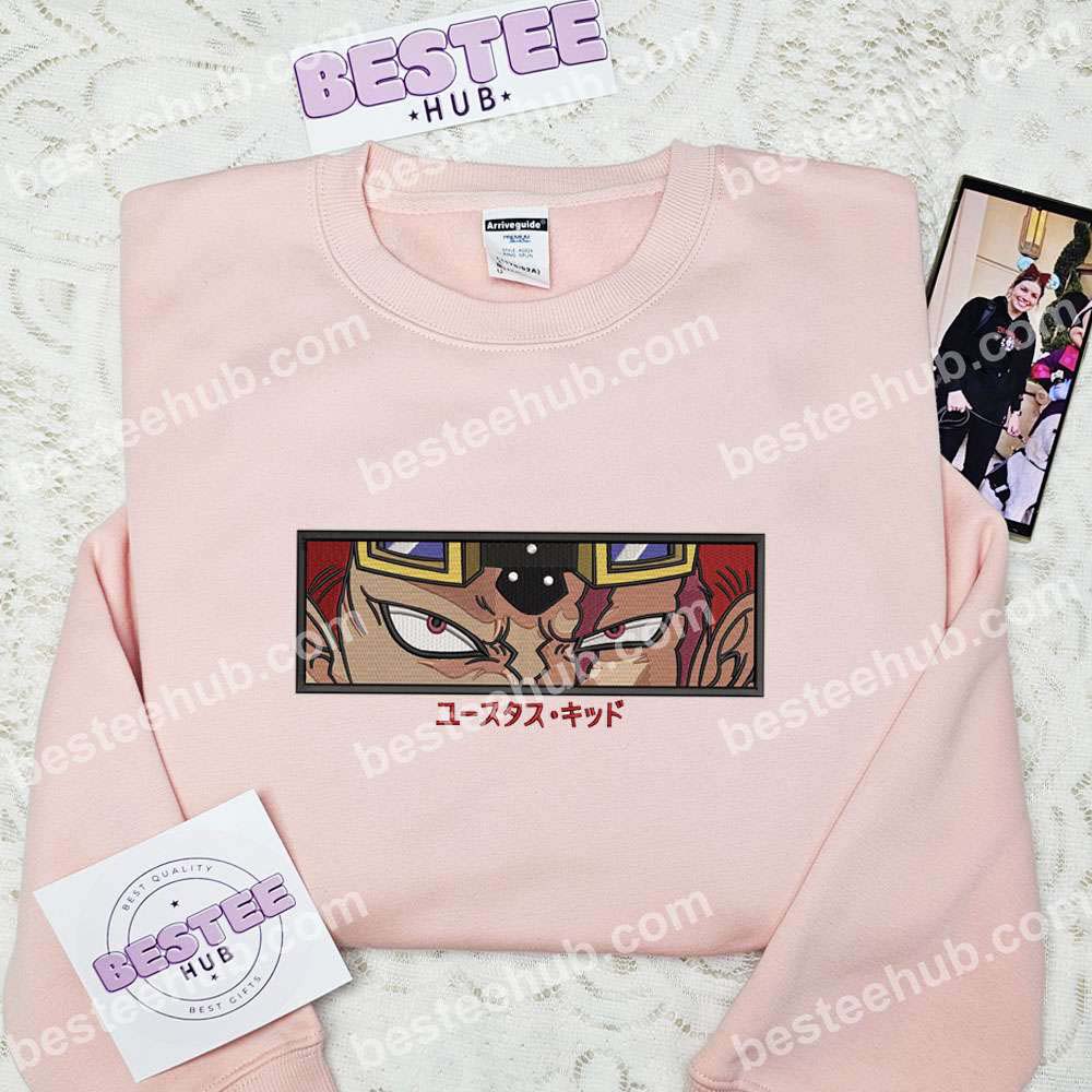 Eustass Kid Eyes One Piece Anime Embroidered Shirt