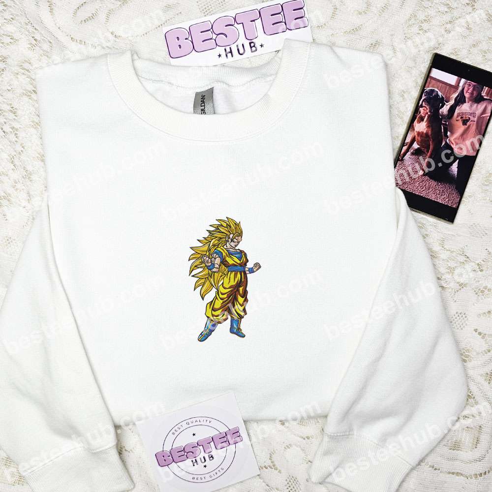 Gohan Super Saiyan 3 Dragon Ball Anime Embroidered Shirt