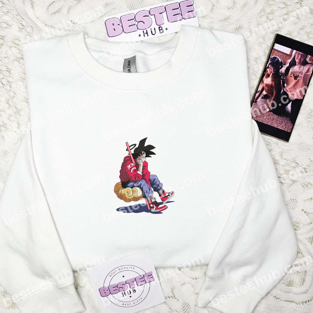 Goku Modern Style Dragon Ball Anime Embroidered Shirt
