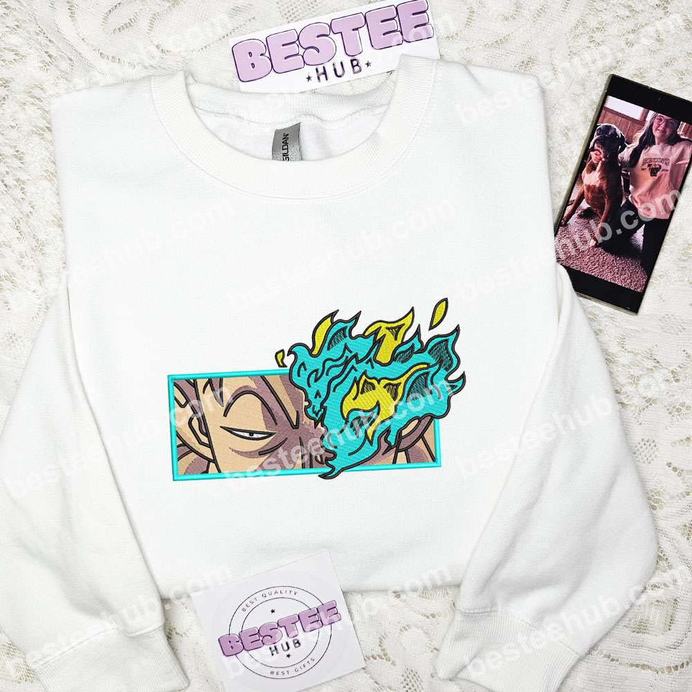 Marco Eyes One Piece Anime Embroidered Shirt