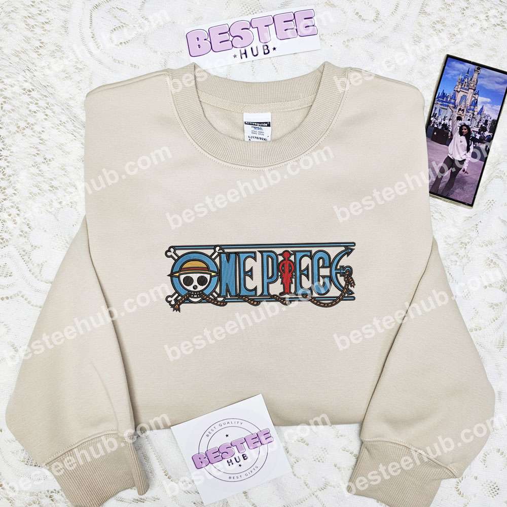 One Piece Anime Embroidered Shirt