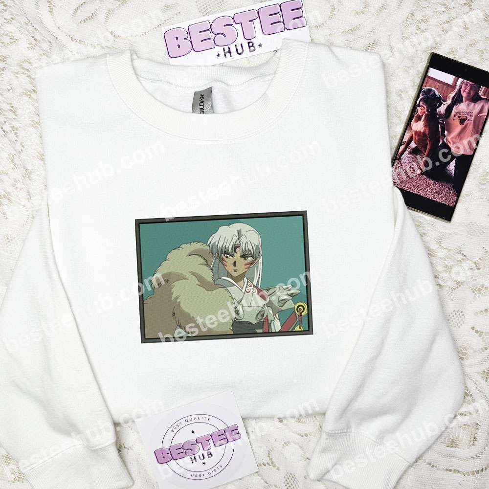 Sesshomaru Inuyasha Anime Embroidered Shirt