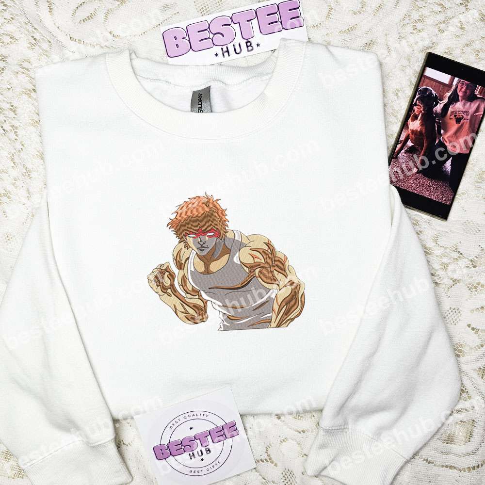 Baki Hanma Baki The Grappler Anime Embroidered Shirt