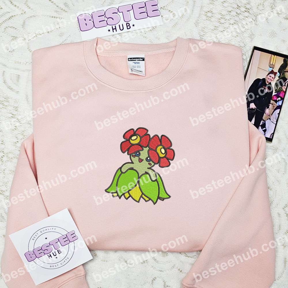 Bellossom Pokemon Anime Embroidered Shirt