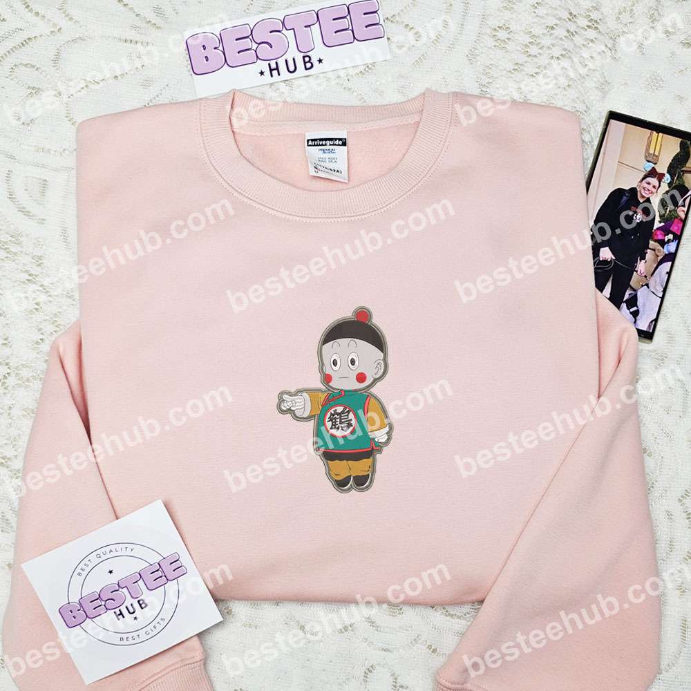 Chiaotzu Dragon Ball Anime Embroidered Shirt