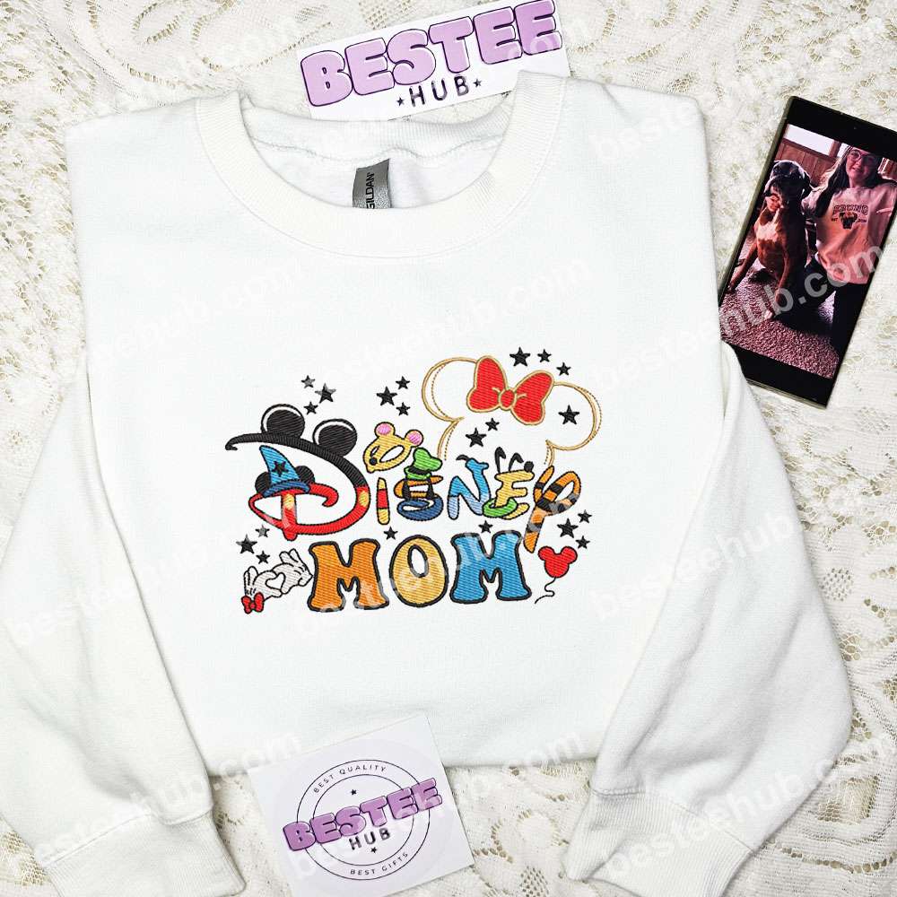 Disney Mom Mother’s Day Embroidered Shirt