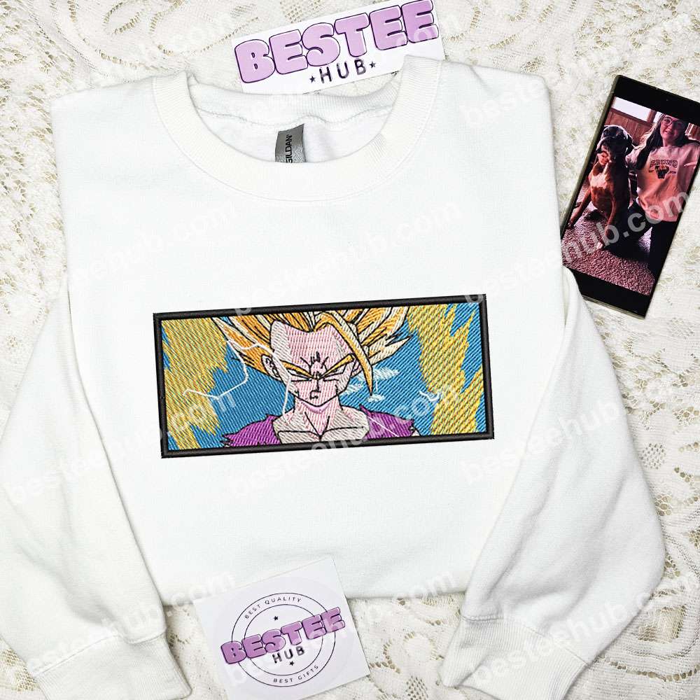 Gohan Dragon Ball Anime Embroidered Shirt 3