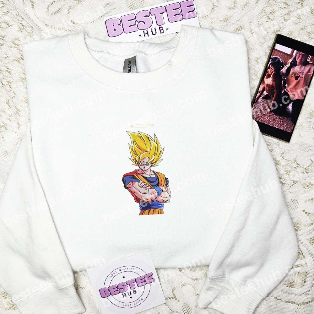 Goku Super Saiyan Dragon Ball Anime Embroidered Shirt
