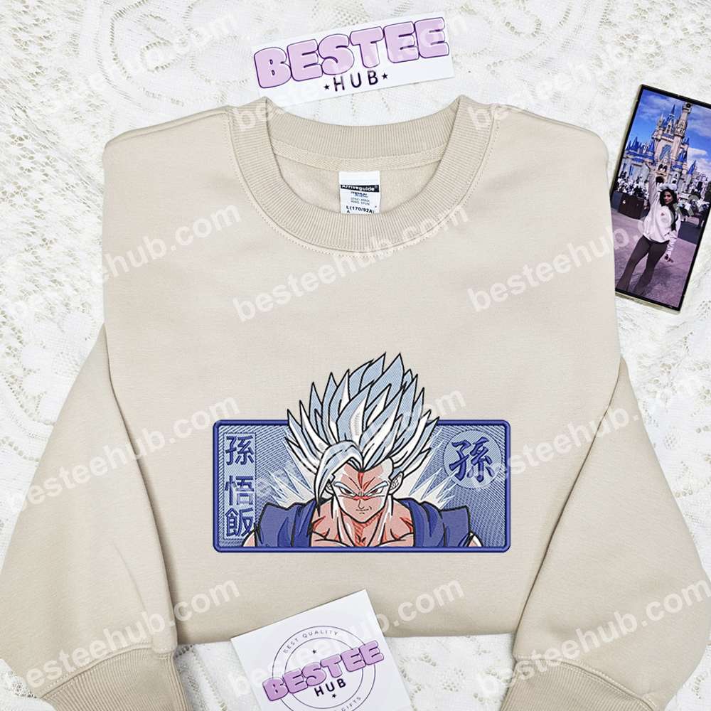 Goku Ultra Instinct Dragon Ball Anime Embroidered Shirt