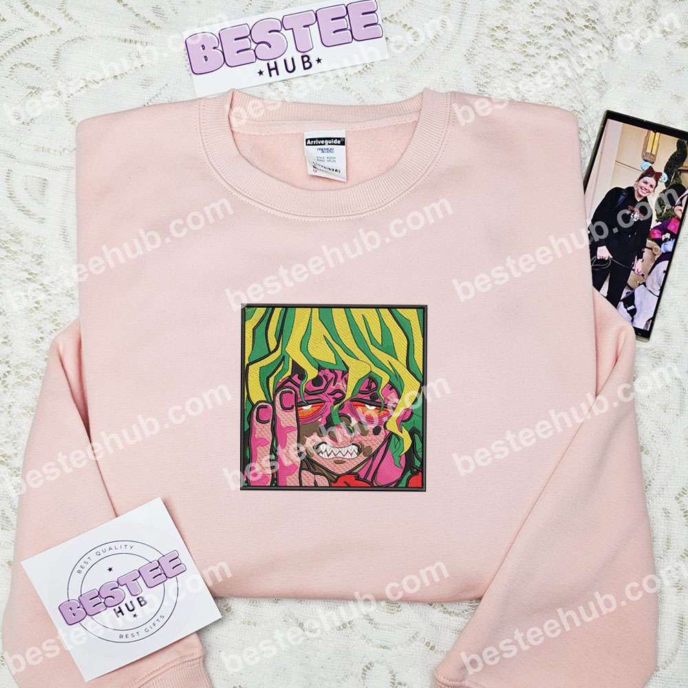 Gyutaro Demon Slayer Anime Embroidered Shirt