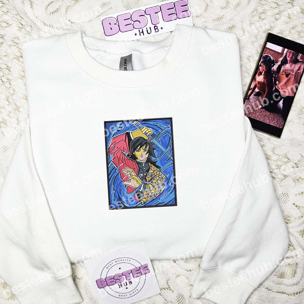 Gyuu Tomioka Demon Slayer Anime Embroidered Shirt