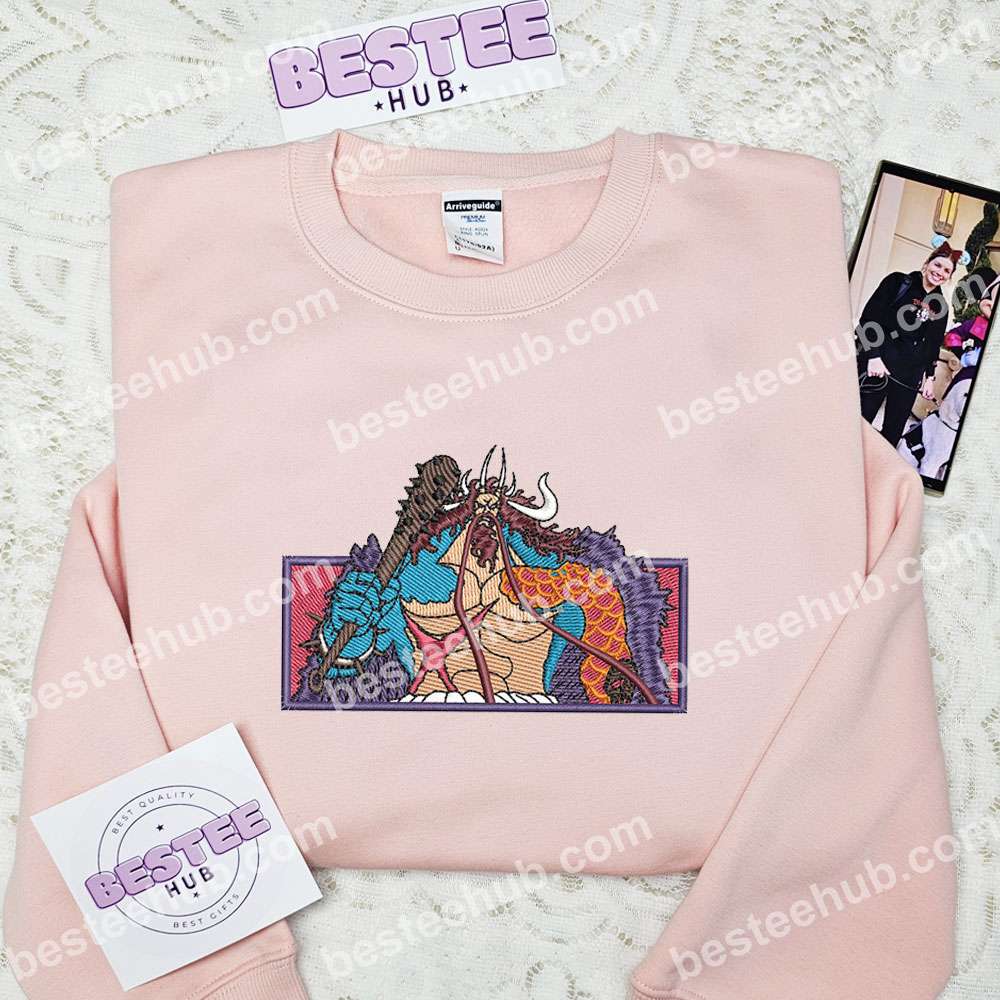 Kaido One Piece Anime Embroidered Shirt