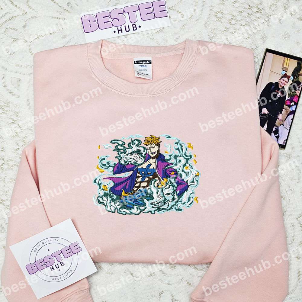 Marco One Piece Anime Embroidered Shirt
