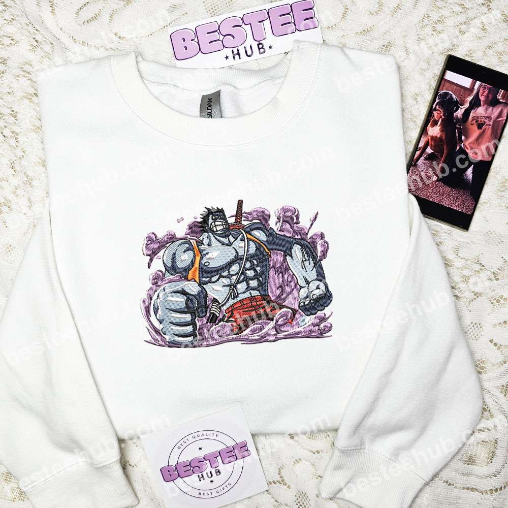 Nightmare Luffy One Piece Anime Embroidered Shirt