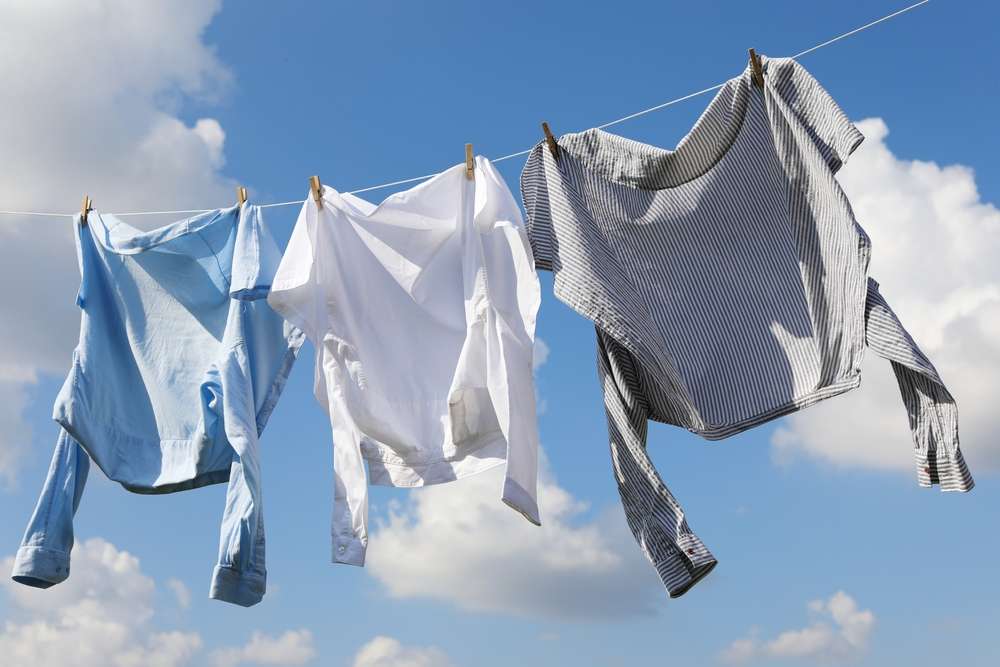 shutterstock 2222146781 (1) Air drying is by far the best method for embroidered clothing.