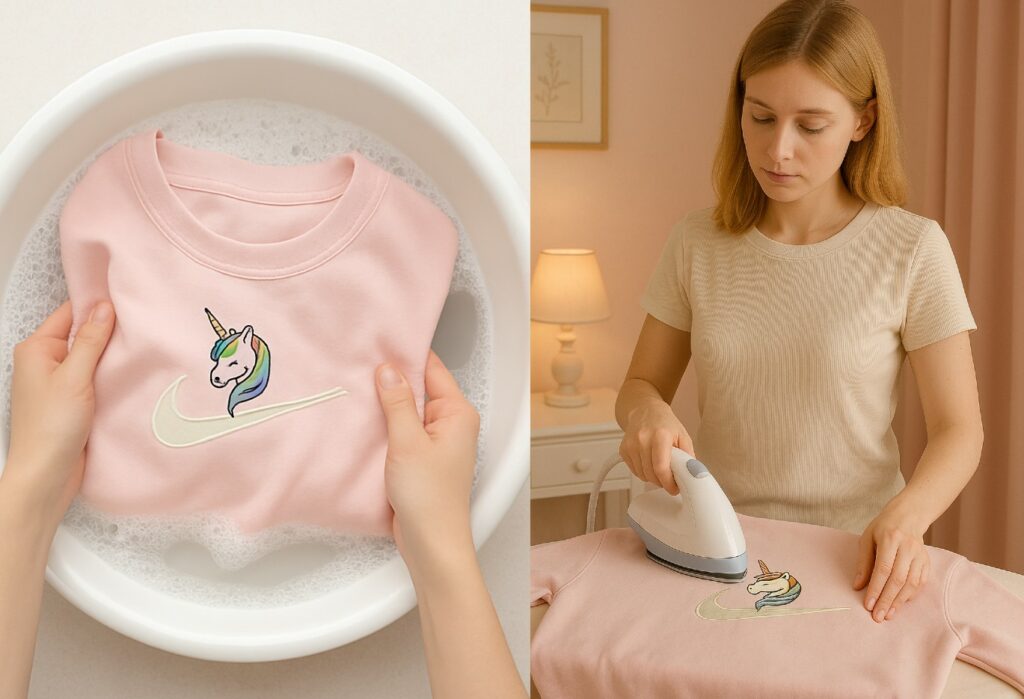 tryu Unlike printed designs that can crack, fade, or peel over time, embroidery is inherently durable.