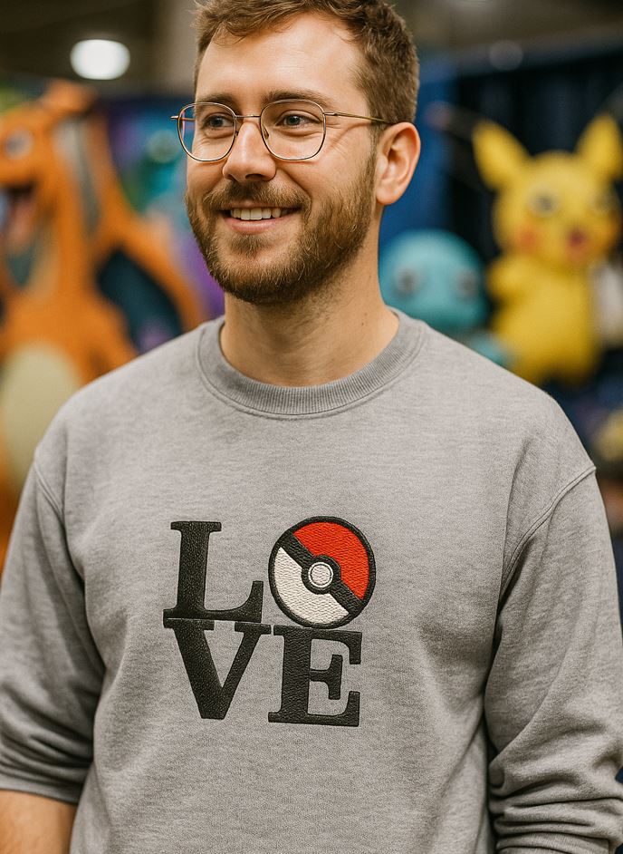 ti7i7 Pokémon embroidered shirts bring nostalgia and joy.