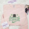 Badtz Maru Shamrock Embroidered Shirt, St Patrick's Day Embroidered Hoodie, Holiday Embroidered Sweatshirt (3)