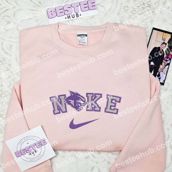 Abilene Christian Wildcats Embroidered Shirt, NCAA Embroidered Hoodie, Sports Embroidered Sweatshirt (1)