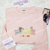 Ariel Mama Embroidered Shirt, Disney Characters Embroidered Hoodie, Mother's Day Embroidered T Shirt (1)