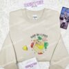 Gus Gus Snack Embroidered Shirt, Cinderella Embroidered Hoodie, Disney Characters Embroidered Sweatshirt (1)
