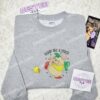 Gus Gus Snack Embroidered Shirt, Cinderella Embroidered Hoodie, Disney Characters Embroidered Sweatshirt (2)