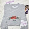 Lightning McQueen Embroidered Shirt, Pixar Cars Embroidered Hoodie, Disney Characters Embroidered Sweatshirt (3)