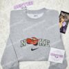 Lightning McQueen Embroidered Shirt, Pixar Cars Embroidered Hoodie, Disney Characters Embroidered Sweatshirt (1)