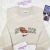 Lightning McQueen Embroidered Shirt, Pixar Cars Embroidered Hoodie, Disney Characters Embroidered Sweatshirt (1)