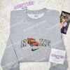 Lightning McQueen Embroidered Shirt, Pixar Cars Embroidered Hoodie, Disney Characters Embroidered Sweatshirt (2)