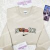 Lightning McQueen Embroidered Shirt, Pixar Cars Embroidered Hoodie, Disney Characters Embroidered Sweatshirt (1)