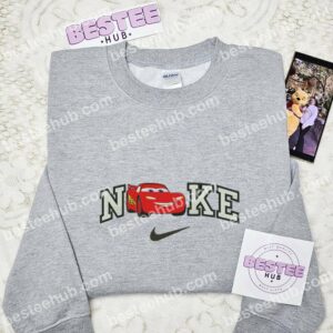 Lightning McQueen Embroidered Shirt, Pixar Cars Embroidered Hoodie, Disney Characters Embroidered Sweatshirt (2)