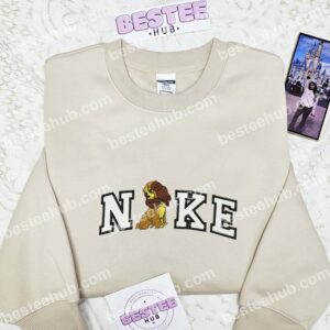 Lady Dog Embroidered Shirt, Lady And The Tramp Embroidered Hoodie, Disney Characters Embroidered Sweatshirt (3)