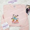 Donald Duck Pirate Life Embroidered Shirt, Disney Characters Embroidered Hoodie, Cartoon Embroidered Sweatshirt (2)