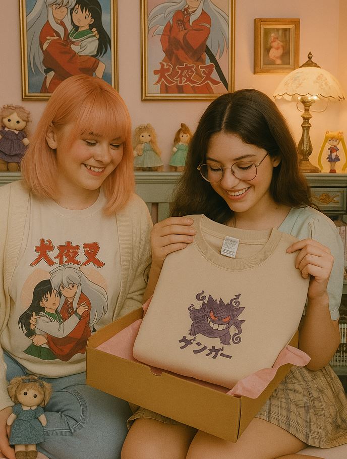 Anime embroidered shirts will become a keepsake from a chapter of your life that mattered.