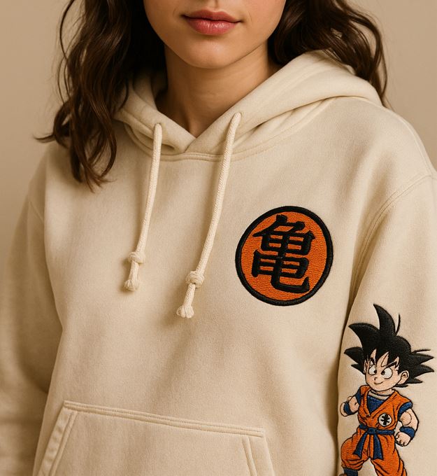 Wearing an anime embroidered shirt can transform even the smallest moments.