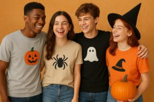 Why Halloween Embroidered Shirts Are the Best Choice for Group Halloween Outfits