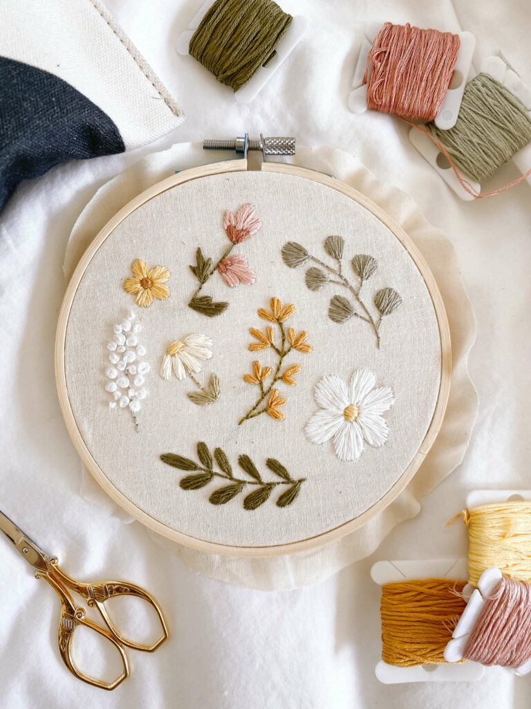 Hand embroidery whispers with warmth and authenticity.