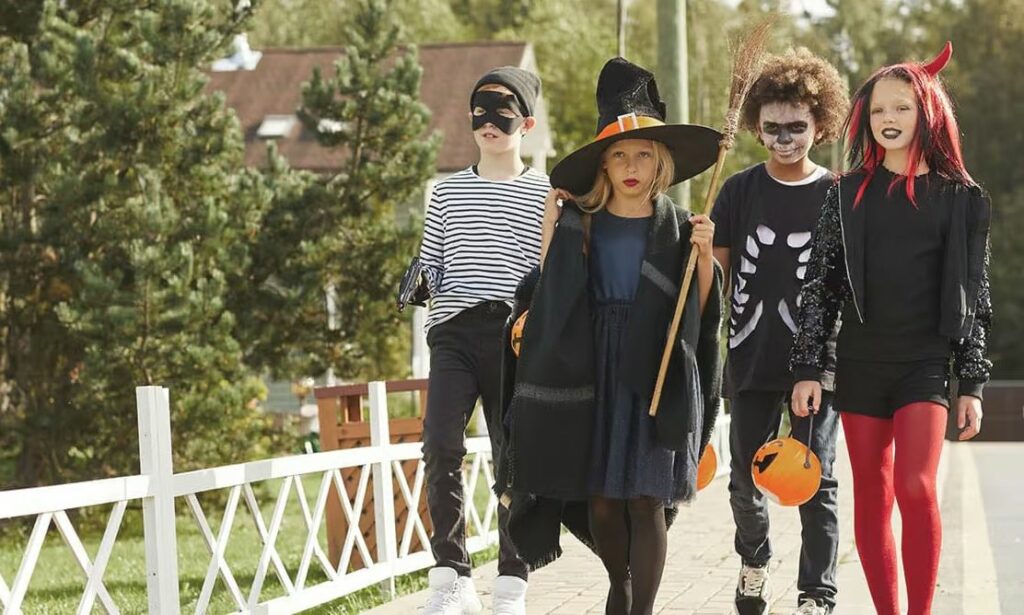 Trick-or-treating was a way to keep young people entertained and out of mischief. Trick-or-treating was a way to keep young people entertained and out of mischief.
