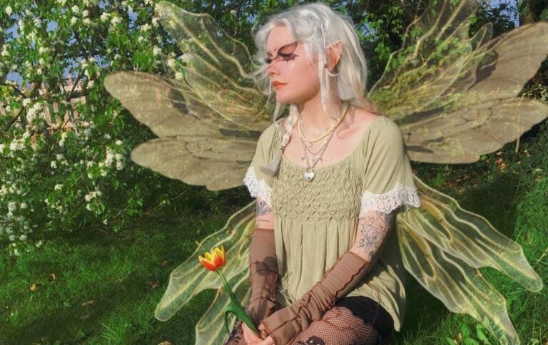 What is goblincore Instagrams fairycore icon hollowfae explains the aesthetic Hollowfae 768x484 Try being your own character this Halloween.