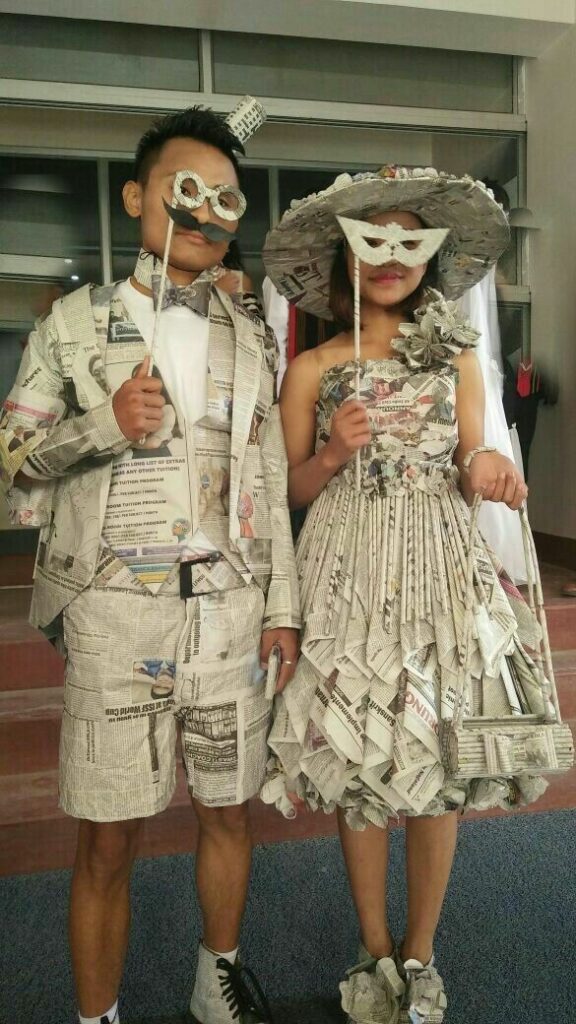 3abec2951b7801e6ca96ef69b67bb4b4 Halloween enthusiasts can create entire looks from scraps.