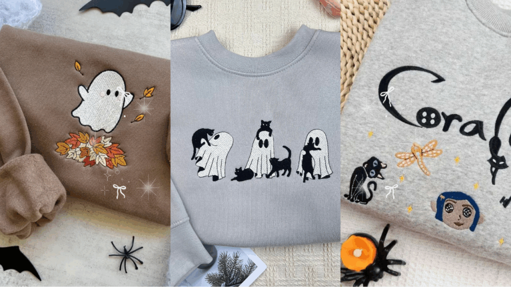 Spooky and Stylish: 5 Embroidered Halloween Shirts Will Be Trending This Year