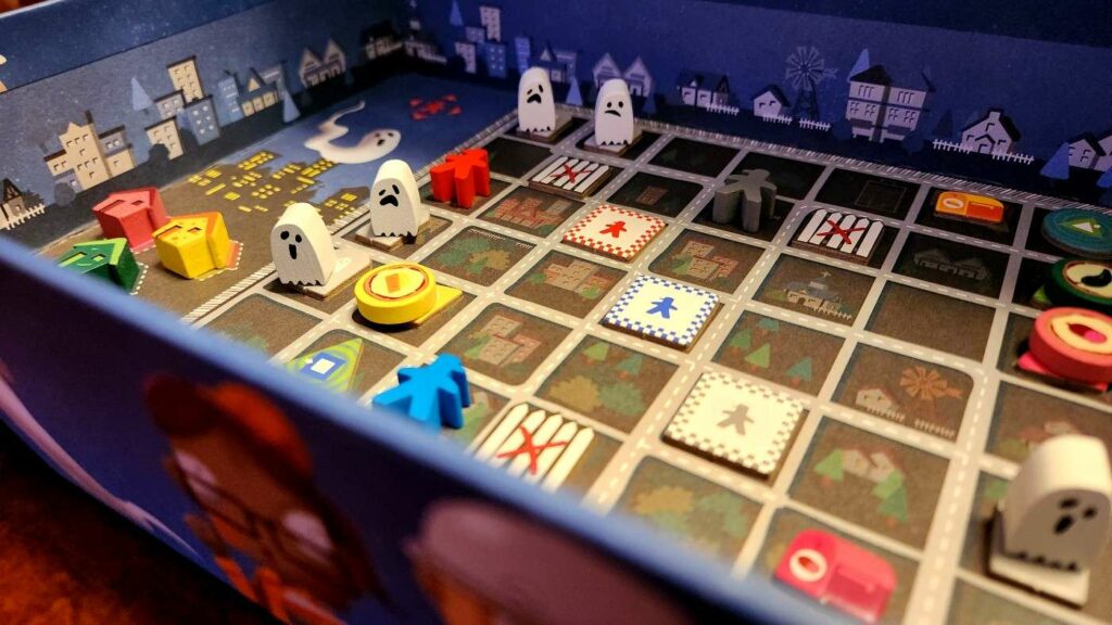 Psychic Pizza Deliverers go to the Ghost Town board game. Psychic Pizza Deliverers go to the Ghost Town board game.