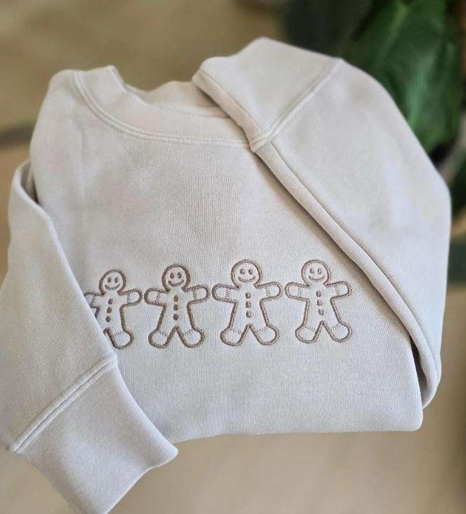 Embroidered Christmas shirts won't break your bank.