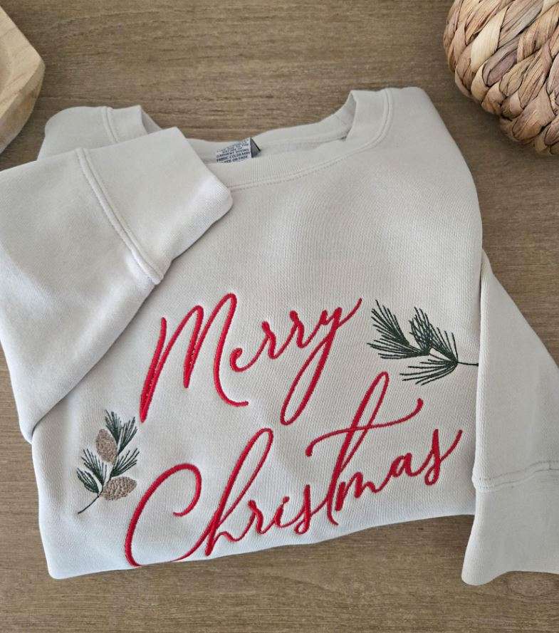 This shirt reminds many people of their grandmother's hand-stitch holiday napkins.